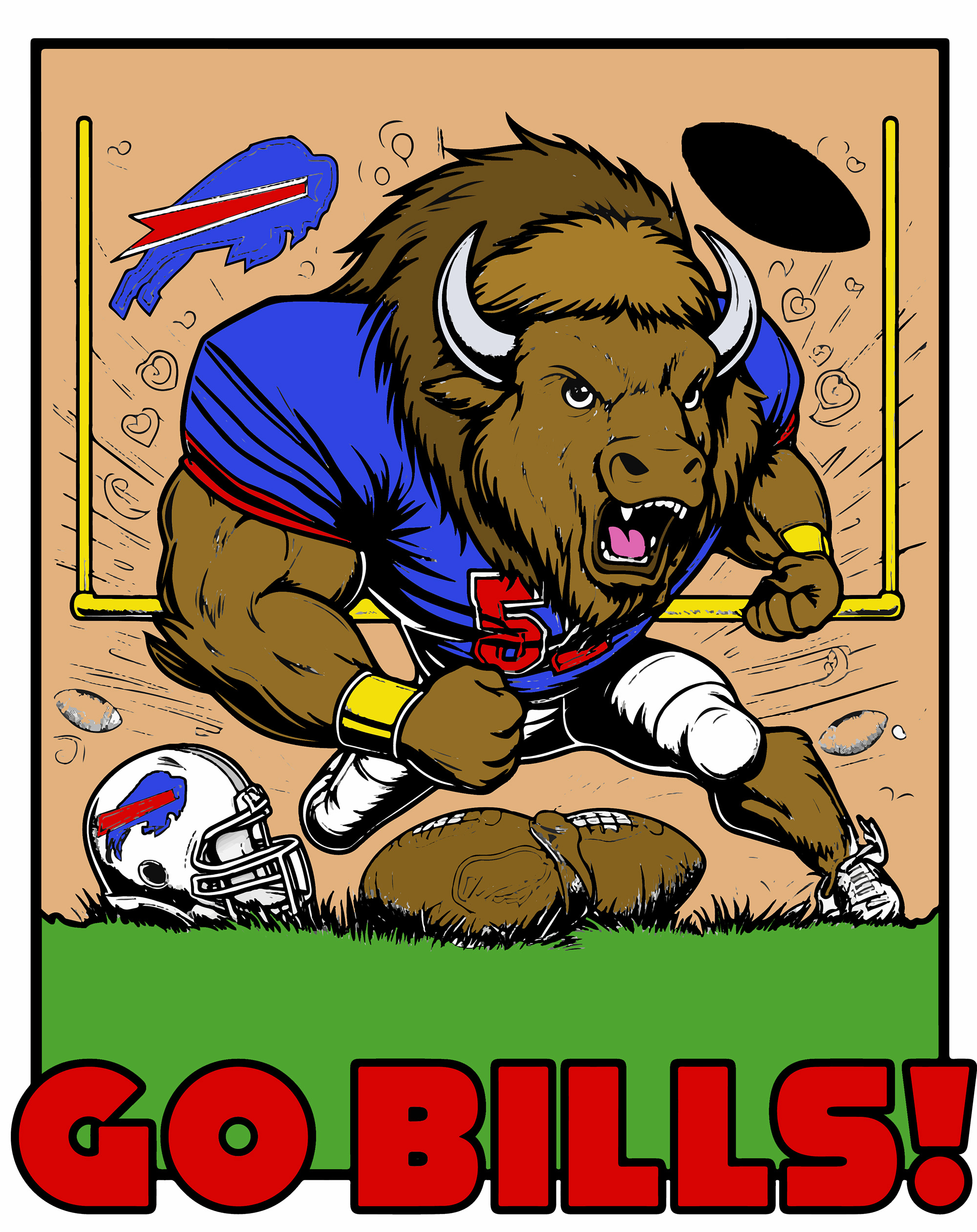 Buffalo Bills Paint Kit #1